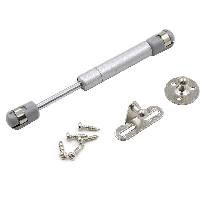 Augiimor 100N/22.5lbs Gas Struts, 6.9 Inch Length, 4 Pack, Industrial Style, Metal Finish, Copper, Zinc, ABS Material, Soft Open Lid Hinge for Cabinet, Toy Box, Pack of 4 - Image 2